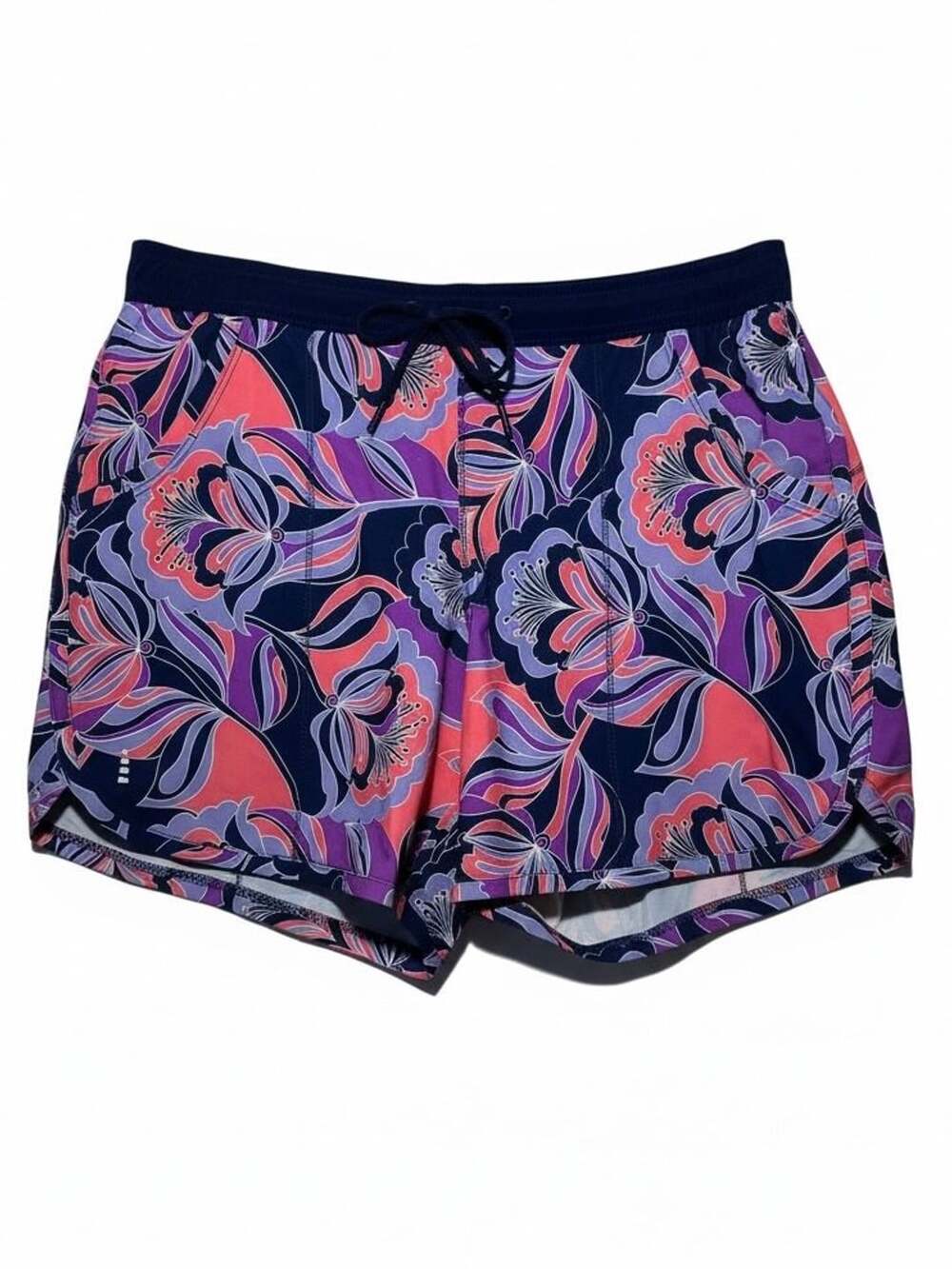 Lands' End Women's Curvy Fit Quick Dry Swim Board Shorts Size 10